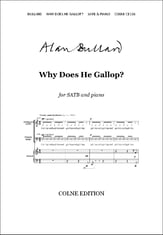 Why Does He Gallop? SATB choral sheet music cover